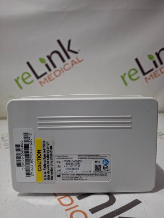 Mindray Benevision N1 Nellcor Transport Monitor