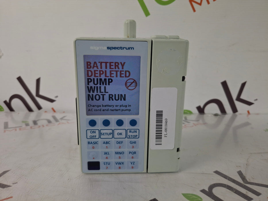 Baxter Sigma Spectrum with B/G Battery Infusion Pump
