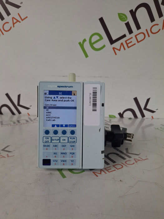 Baxter Sigma Spectrum 6.05.14 with B/G Battery Infusion Pump