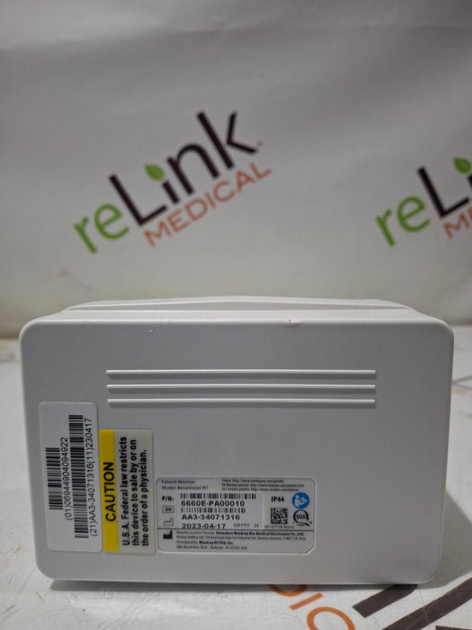 Mindray Benevision N1 Nellcor Transport Monitor