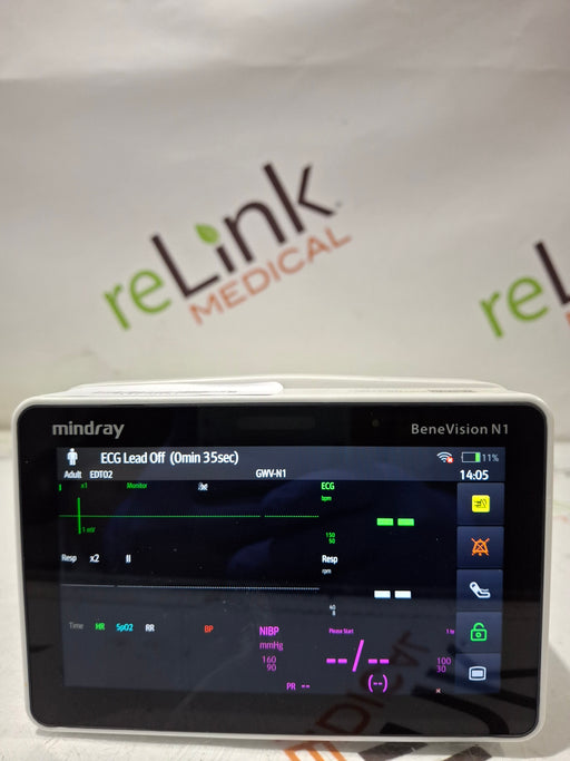 Mindray Mindray Benevision N1 Nellcor Transport Monitor Patient Monitors reLink Online