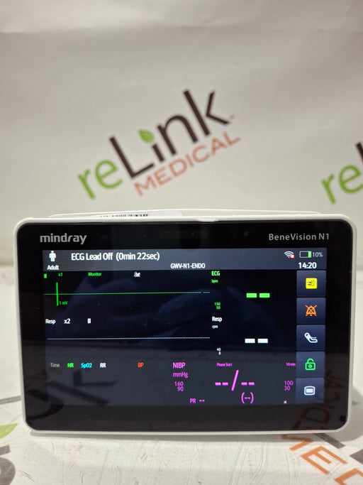Mindray Mindray Benevision N1 Nellcor Transport Monitor Patient Monitors reLink Online