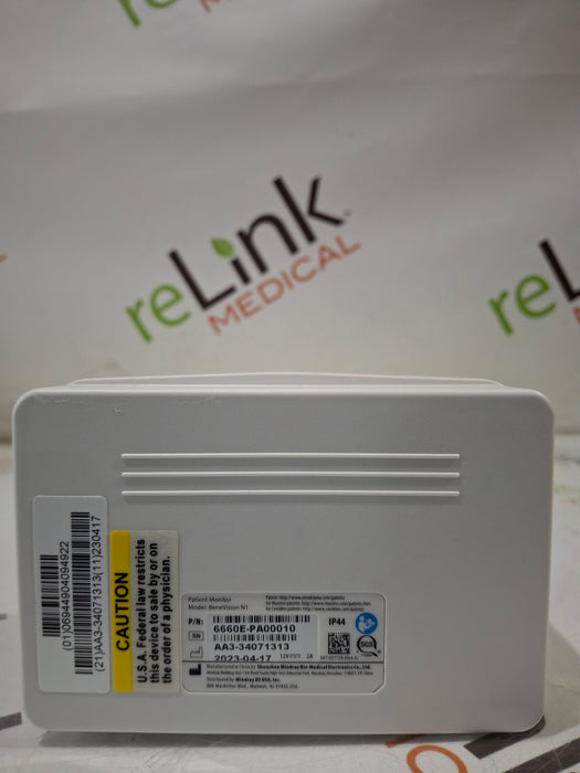 Mindray Benevision N1 Nellcor Transport Monitor
