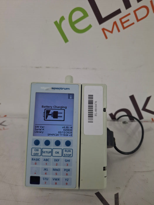 Baxter Sigma Spectrum 6.05.14 with B/G Battery Infusion Pump
