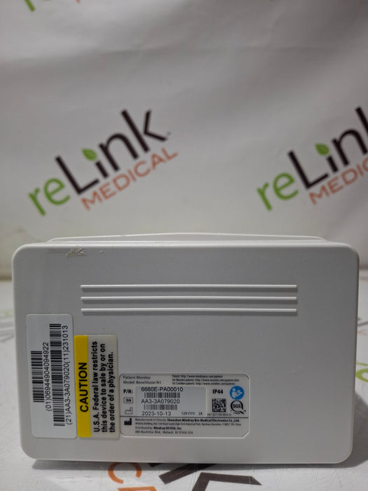 Mindray Benevision N1 Nellcor Transport Monitor