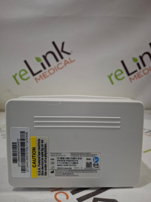 Mindray Benevision N1 Nellcor Transport Monitor