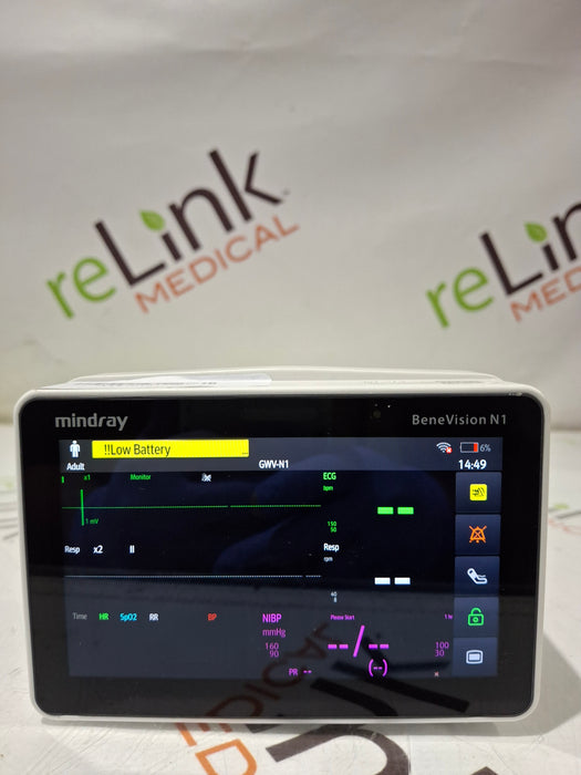 Mindray Benevision N1 Nellcor Transport Monitor