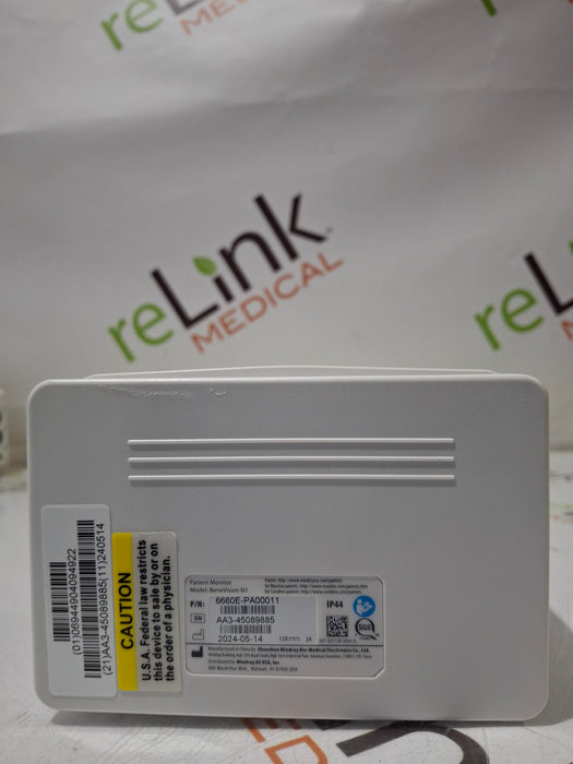 Mindray Benevision N1 Nellcor Transport Monitor