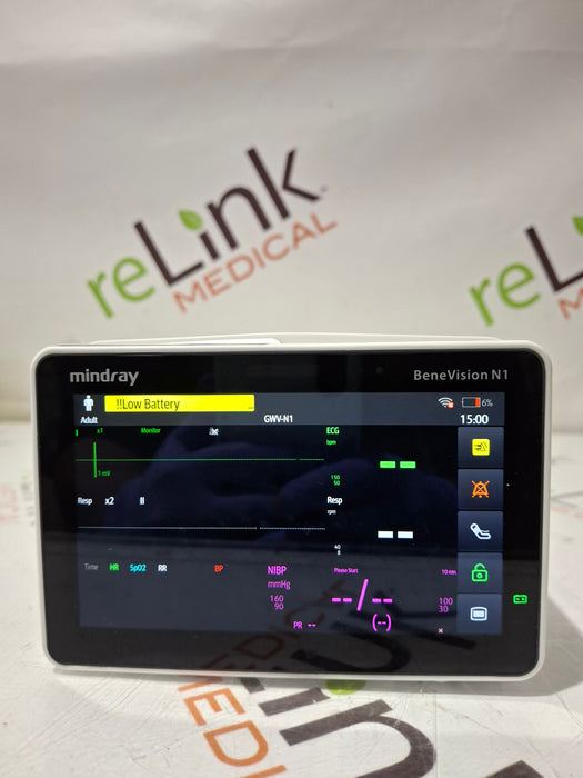 Mindray Benevision N1 Nellcor Transport Monitor