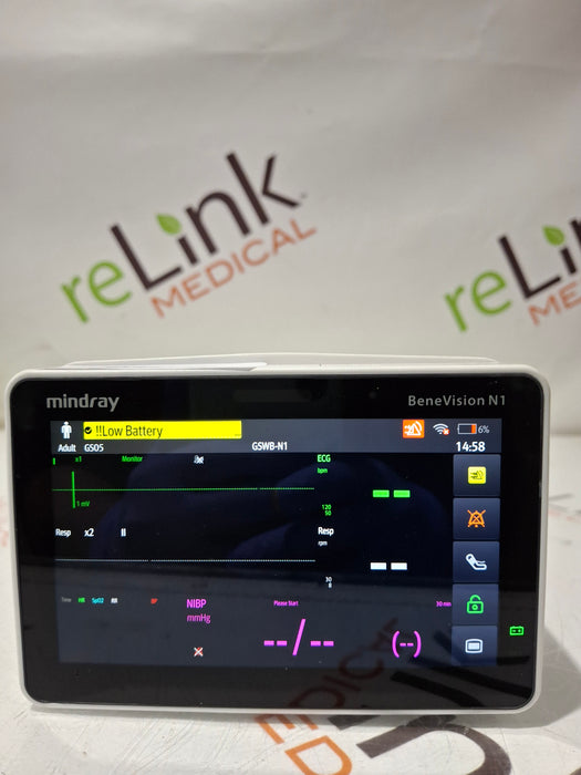 Mindray Benevision N1 Nellcor Transport Monitor