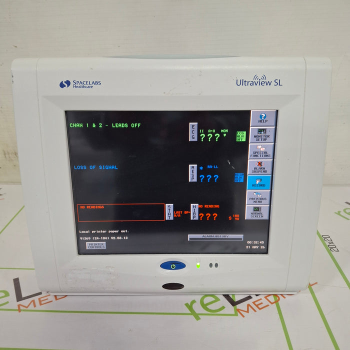 Spacelabs Healthcare Ultraview SL 91369 Monitor