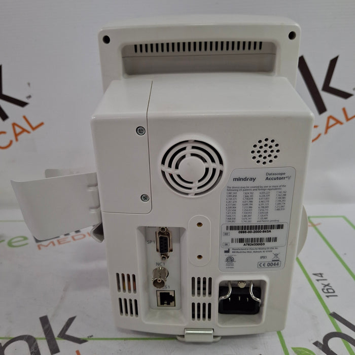 Mindray Datascope Accutorr V Vital Signs Monitor