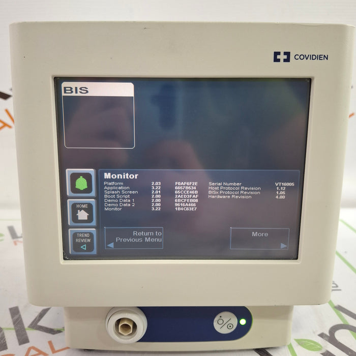 Covidien BIS Monitoring System Bispectral Index Monitor