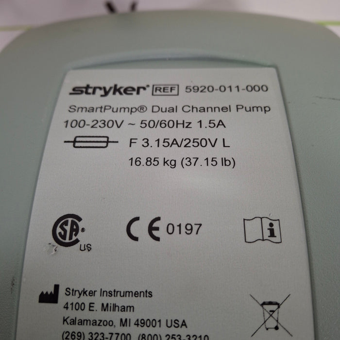 Stryker SmartPump Dual Channel Tourniquet