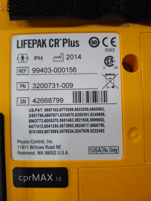 Medtronic LifePak CR Plus Defibrillator