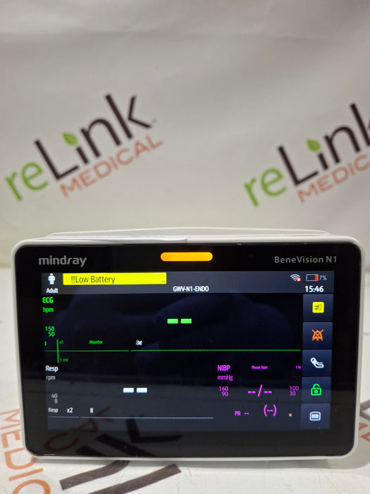 Mindray Benevision N1 Nellcor Transport Monitor