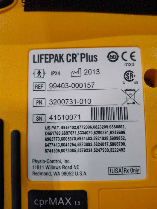 Medtronic LifePak CR Plus Defibrillator