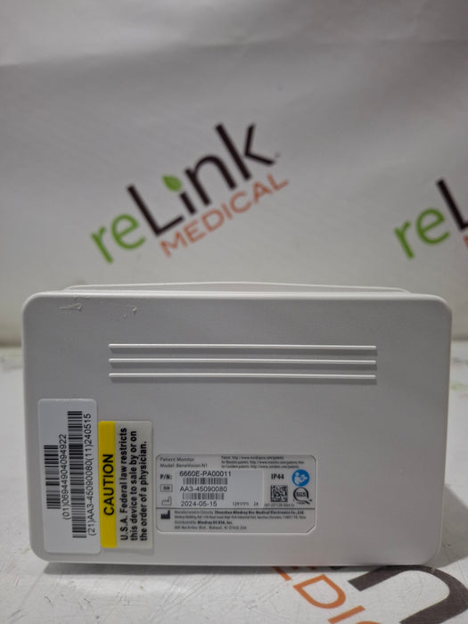 Mindray Benevision N1 Nellcor Transport Monitor