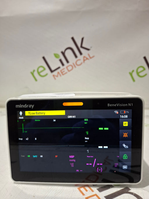 Mindray Mindray Benevision N1 Nellcor Transport Monitor Patient Monitors reLink Online