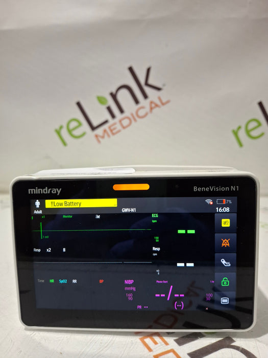 Mindray Benevision N1 Nellcor Transport Monitor