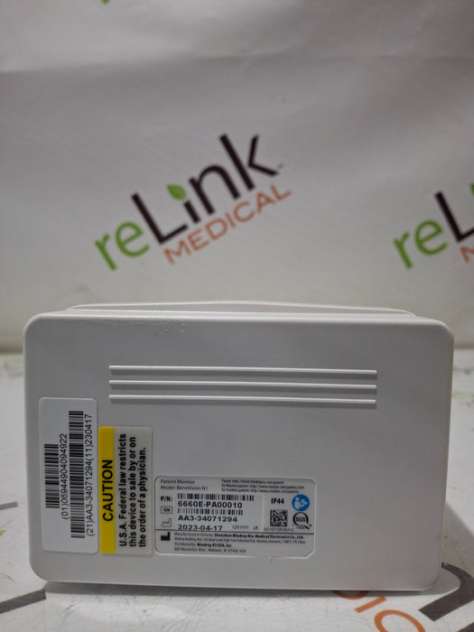 Mindray Benevision N1 Nellcor Transport Monitor
