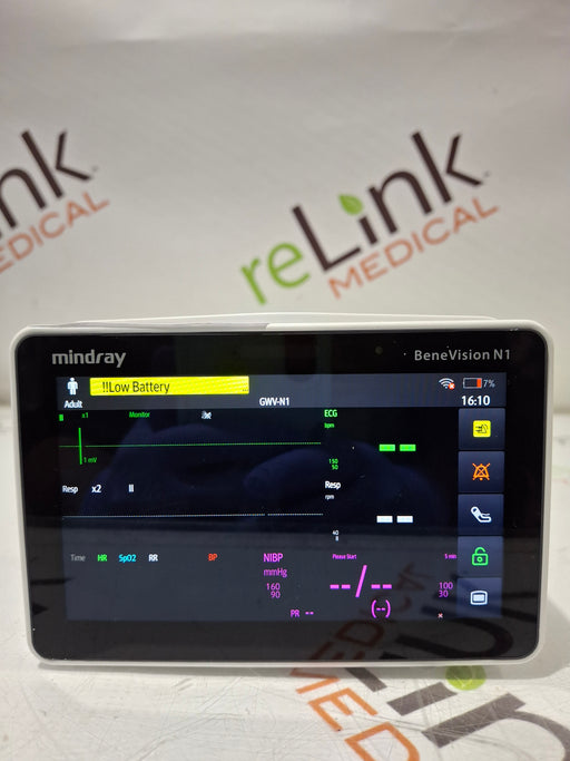 Mindray Mindray Benevision N1 Nellcor Transport Monitor Patient Monitors reLink Online