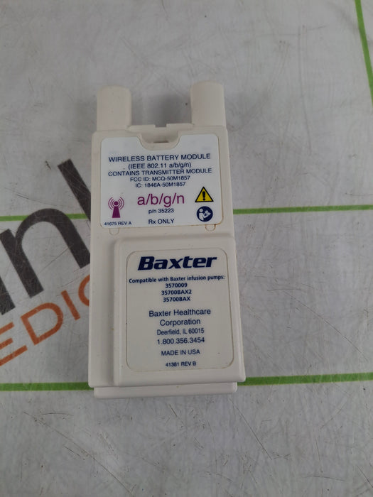 Baxter Sigma Spectrum 35223 A/B/G/N Battery