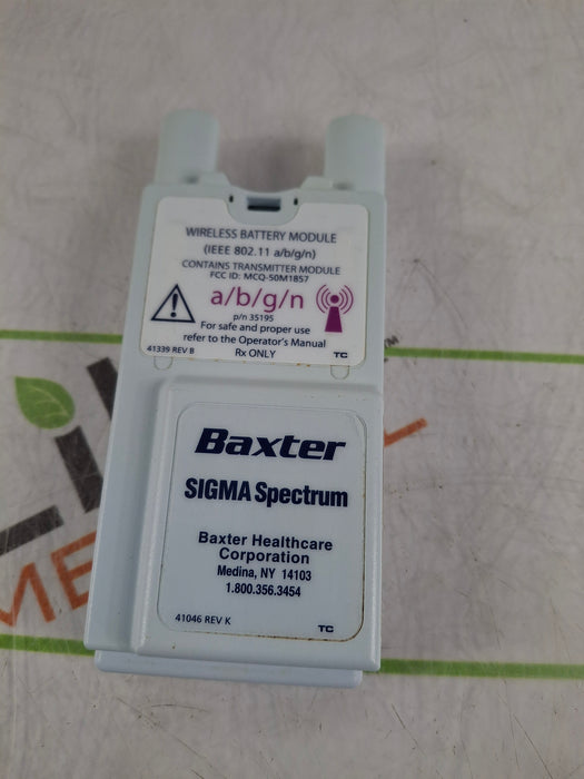 Baxter Sigma Spectrum 35195 A/B/G/N Battery