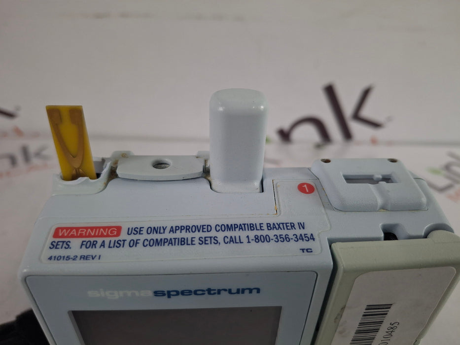 Baxter Sigma Spectrum with A/B/G/N Battery Infusion Pump