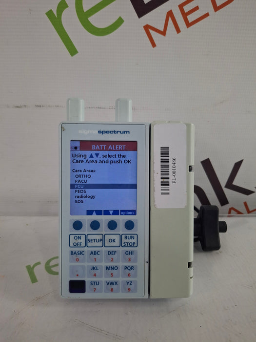 Baxter Sigma Spectrum with A/B/G/N Battery Infusion Pump