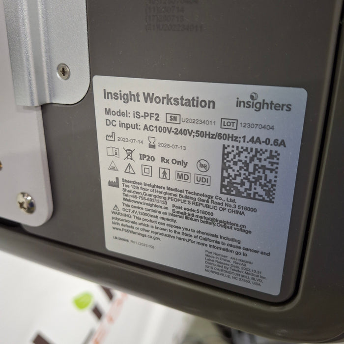 Shenzen Insighters Medical iS-PF2 Insight Workstation w/ iS6-H Laryngoscope