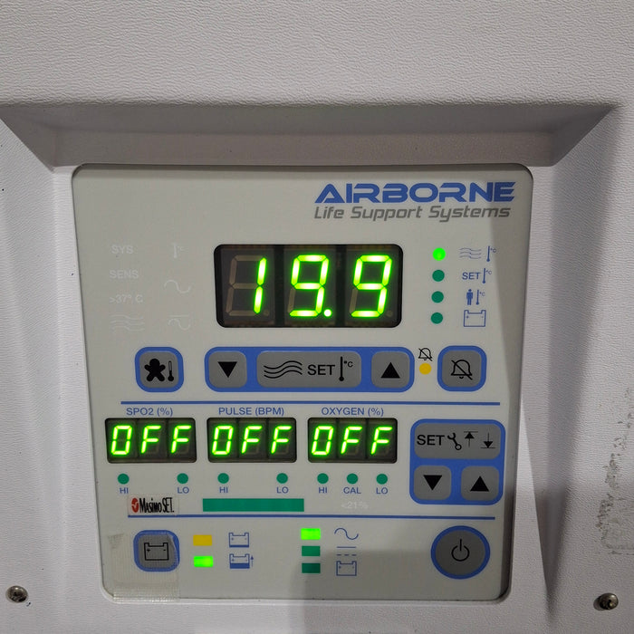 Airborne PulseOx Voyager Transport Incubator