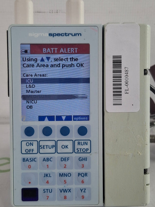Baxter Sigma Spectrum with A/B/G/N Battery Infusion Pump