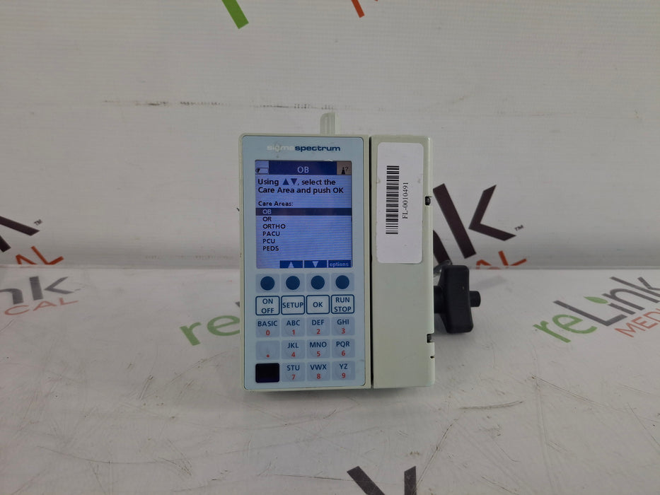 Baxter Sigma Spectrum with B/G Battery Infusion Pump