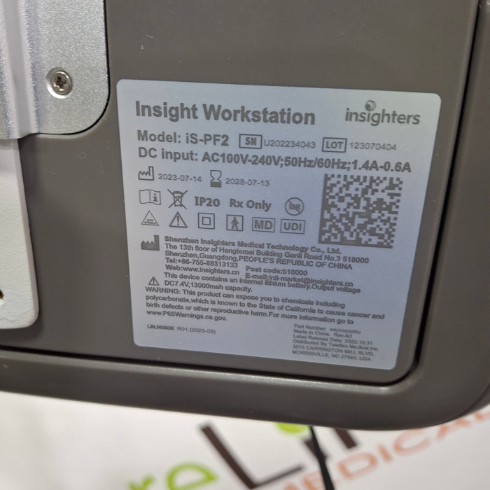 Shenzen Insighters Medical iS-PF2 Insight Workstation w/ iS6-H Laryngoscope