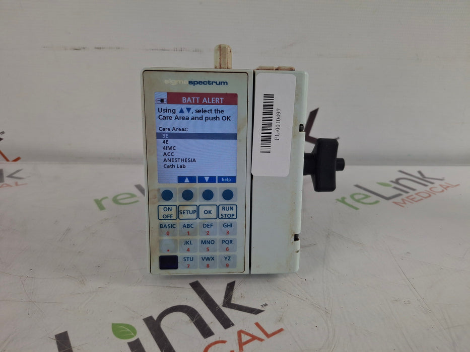 Baxter Sigma Spectrum with B/G Battery Infusion Pump