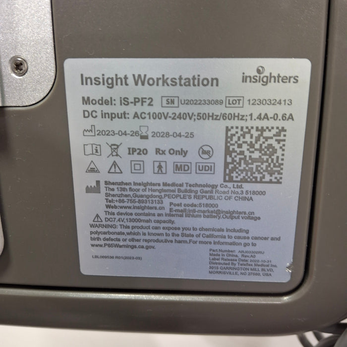 Shenzen Insighters Medical iS-PF2 Insight Workstation w/ iS6-H Laryngoscope