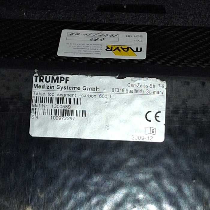 TRUMPF 1300589 Carbon Table Top Segment