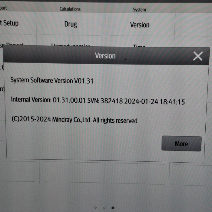 Mindray Benevision N17 Patient Monitor