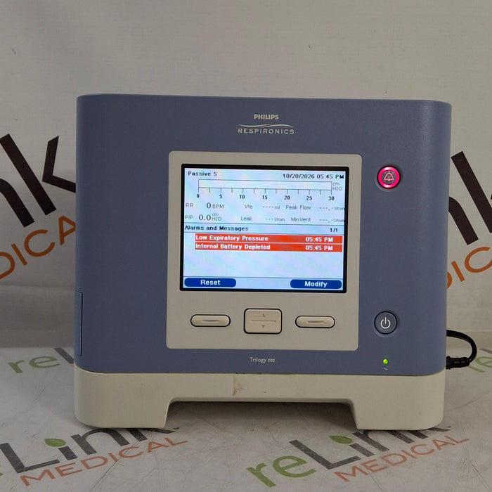 Respironics Trilogy 202 Ventilator