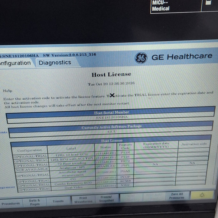 GE Healthcare GE Healthcare Carescape B450 Critical Care Patient Monitor Patient Monitors reLink Online