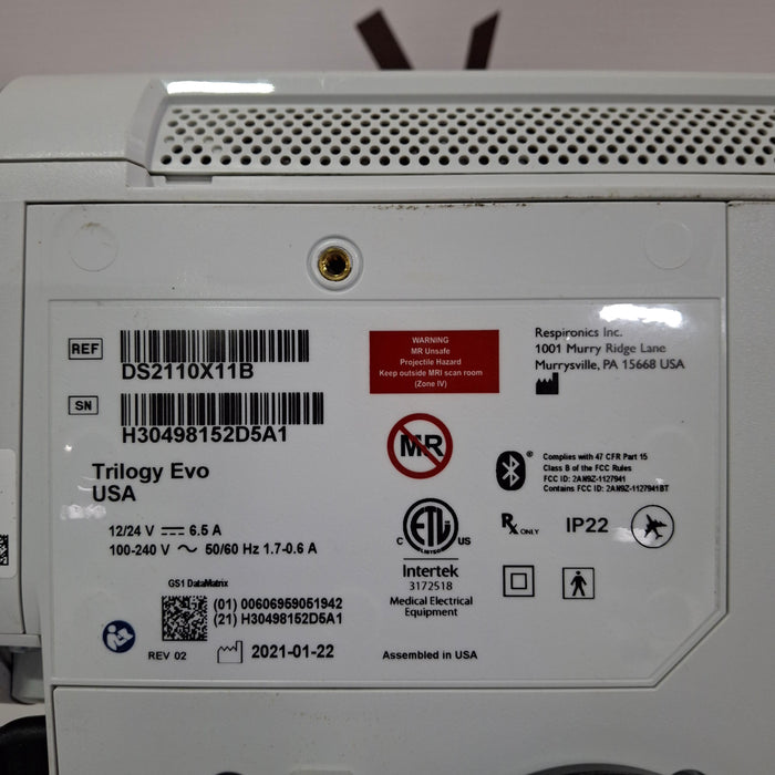 Philips Trilogy Evo Ventilator