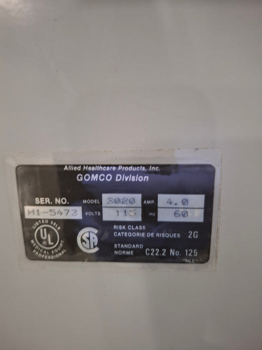 Gomco 3020 Aspirator