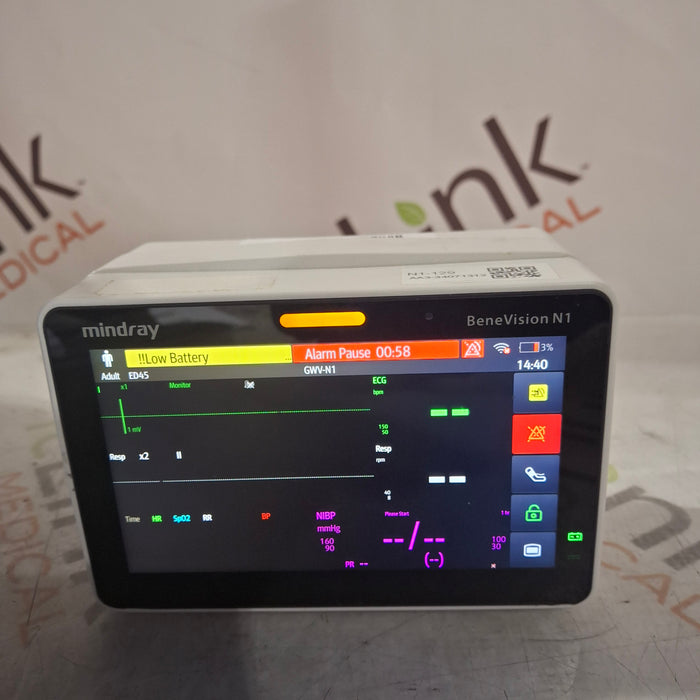 Mindray Benevision N1 Nellcor Transport Monitor