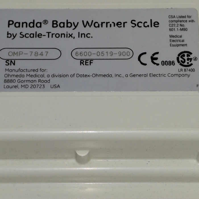 Scale-Tronix 6600-0519-900 Panda Baby Warmer Scale
