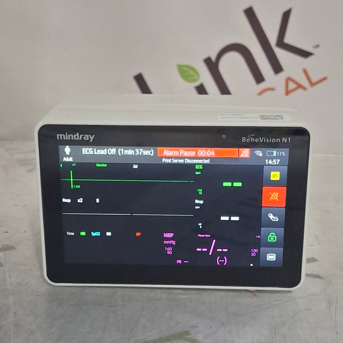 Mindray Benevision N1 Nellcor Transport Monitor