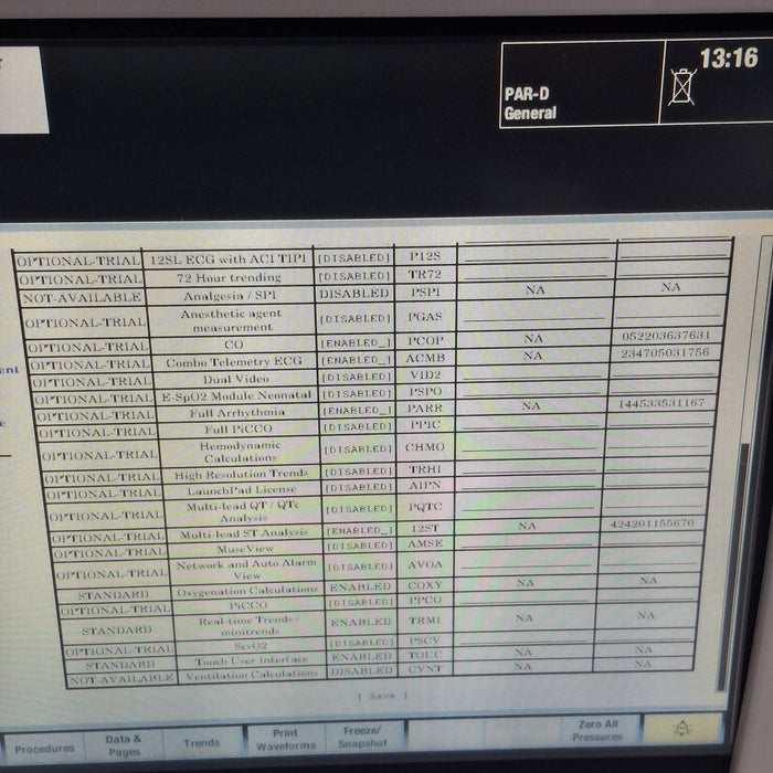 GE Healthcare Carescape B450 Post Anesthesia Care Patient Monitor