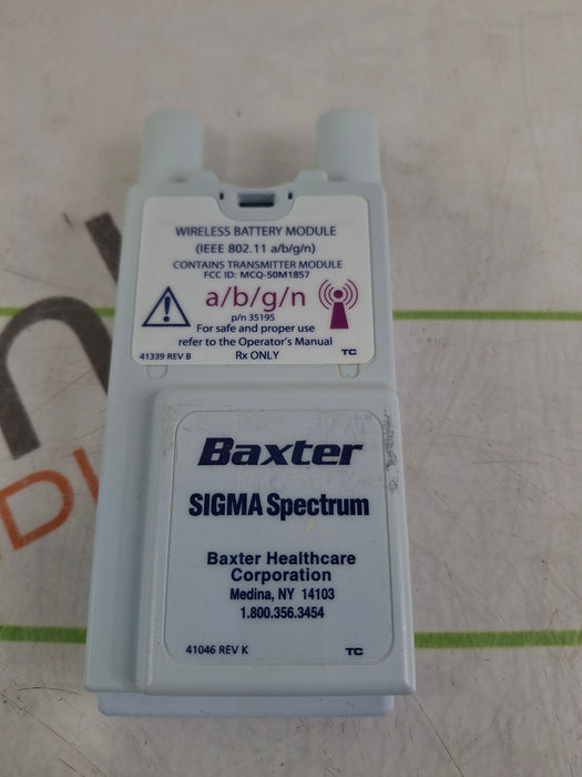 Baxter Sigma Spectrum 35195 A/B/G/N Battery