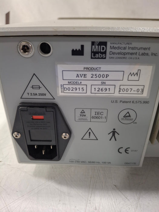 Mid Labs AVE 2500P Ophthalmic Surgical Console
