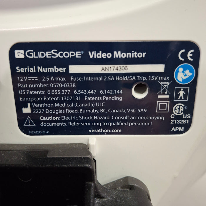 Verathon Medical, Inc Glidescope Video Laryngoscope